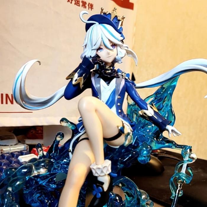 In Stock Genshin Impact Gk Furina Figurine Arethusa Furina Anime Figure Statue Desk Decoration Colle