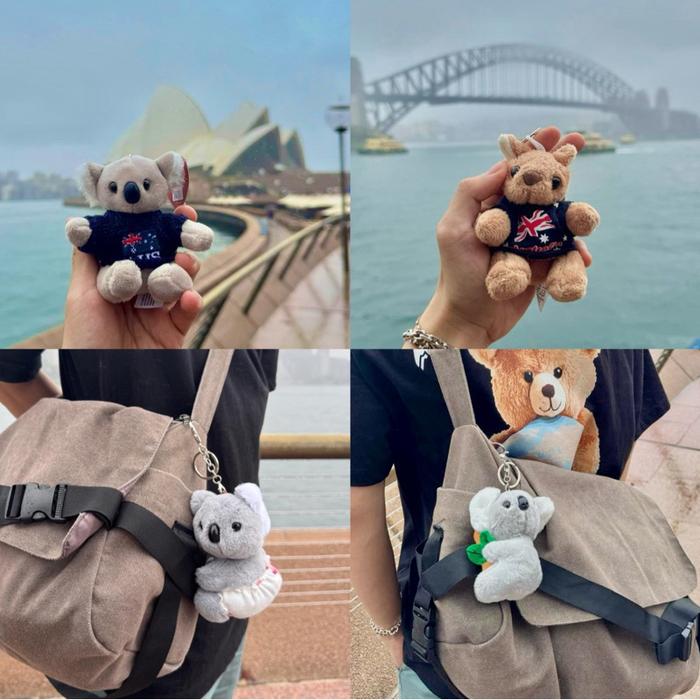 Koala Bag Charm Aussie / Gantungan Tas / Keychain / Koala Kanguru Promo!