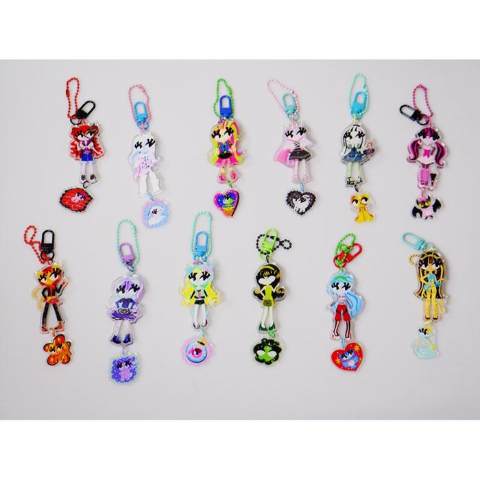 Monster High (More Characters!) Acrylic Keychain Fanart By Alixos Frankiestein Draculaura Cleo De Ni