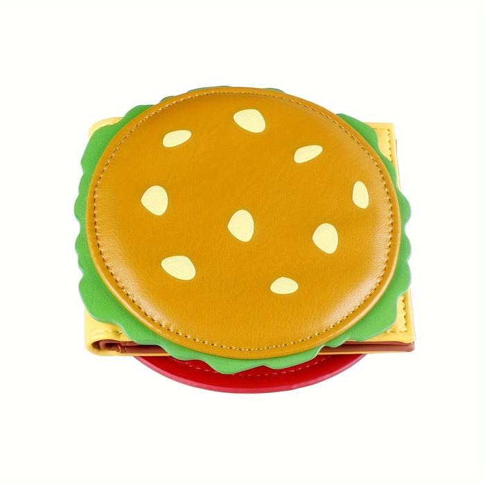 Crab Roe Castle Wallet Hamburger Wallet Men's and Women's Wallet Rfid Imitation Thief Brush Short Wa