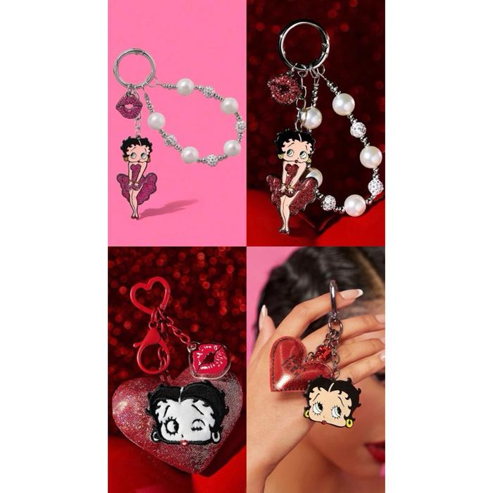 Gantungan Tas Betty Boop - Keyring Betty Boop - Betty Boop Bag Charm - Betty Boop Keychain Promo!