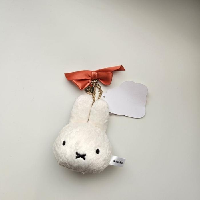 Gantungan Kepala Miffy Plush / Gantungan Tas Lucu / Miffy Keychain Promo!