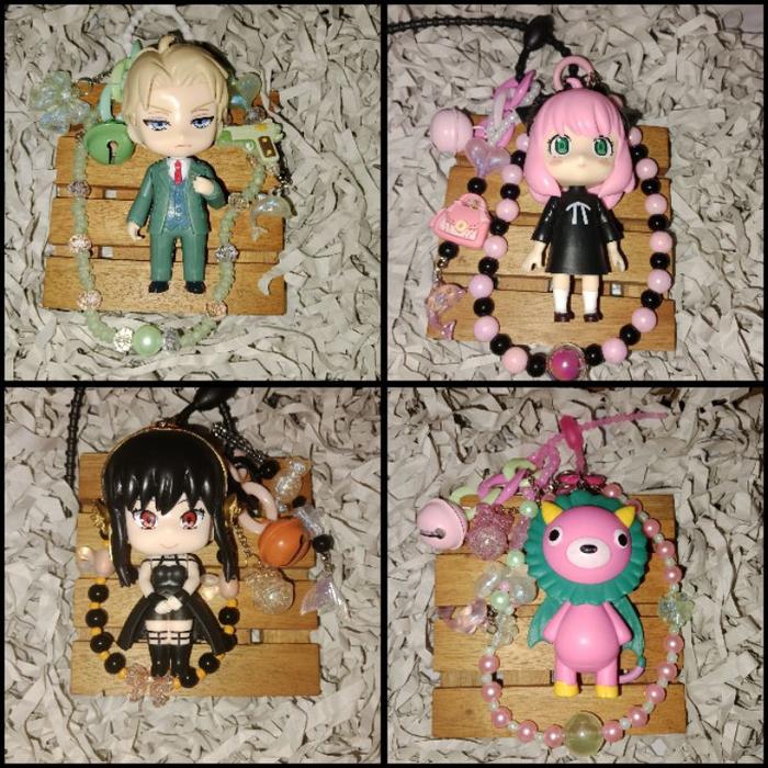 Anime Spy X Family Anya Loid Strap Phone / Phone Strap / Bag Charm Gantungan Hp / Tas Karakter Promo