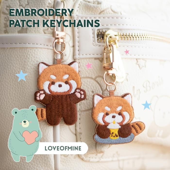 Gantungan Kunci Bordir Patch / Ganci Bordir Patch / Embroidery Patch Keychains Promo!