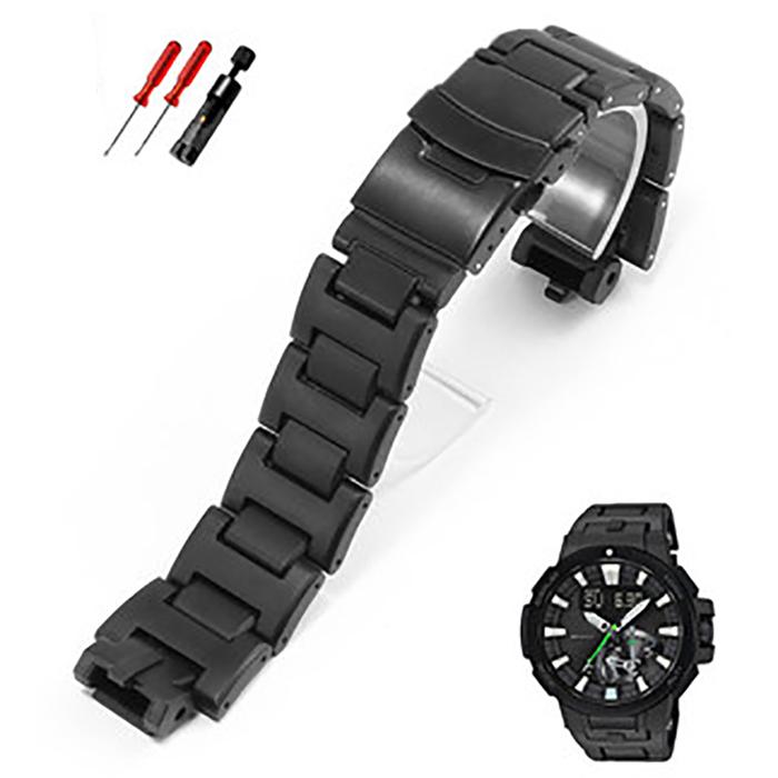Aksesoris Jam Tangan For Casio Protrek PRW 6000 Plastic Steel Composite Watchband Strap PRW-3000 PW
