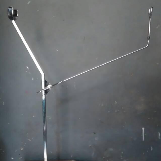 Cagak Pancing Stainless Steel 201 Plat Bengkok