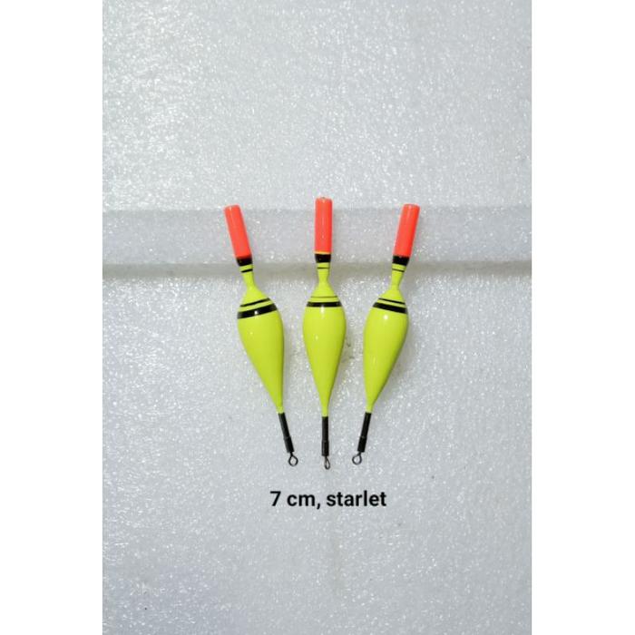 pelampung pancing starlet 7 cm