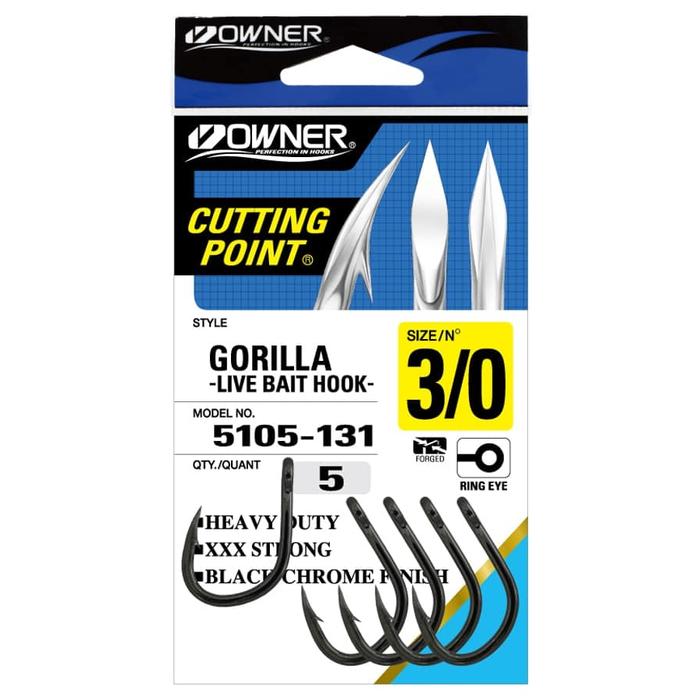 Mata Kail Owner GORILLA Live Bait Cutting Point