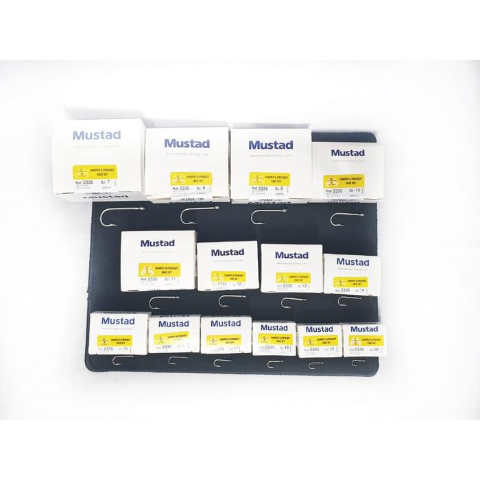 Kail Pancing Mustad 2335 Berbagai Ukuran 100pcs