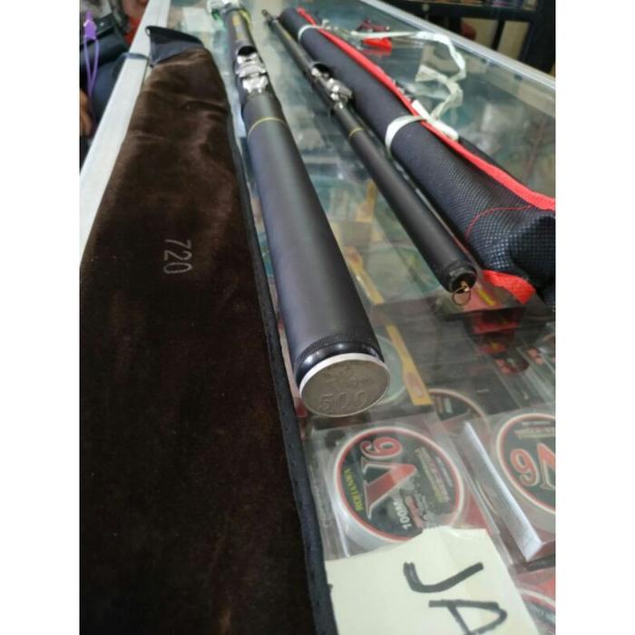 Joran Tegek Kolong Import Jepang Watanabe Full Carbon Murni Bisa Di Zoom 720 630 540 450 360