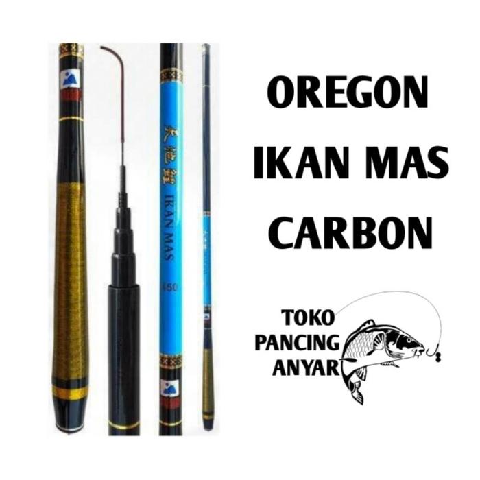 Joran Tegek Oregon Ikan Mas Carbon 360-630cm