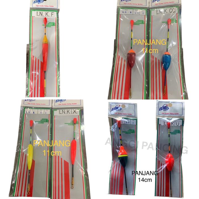 Pelampung Pancing Exori LN.K Anti Badai Warna Acak