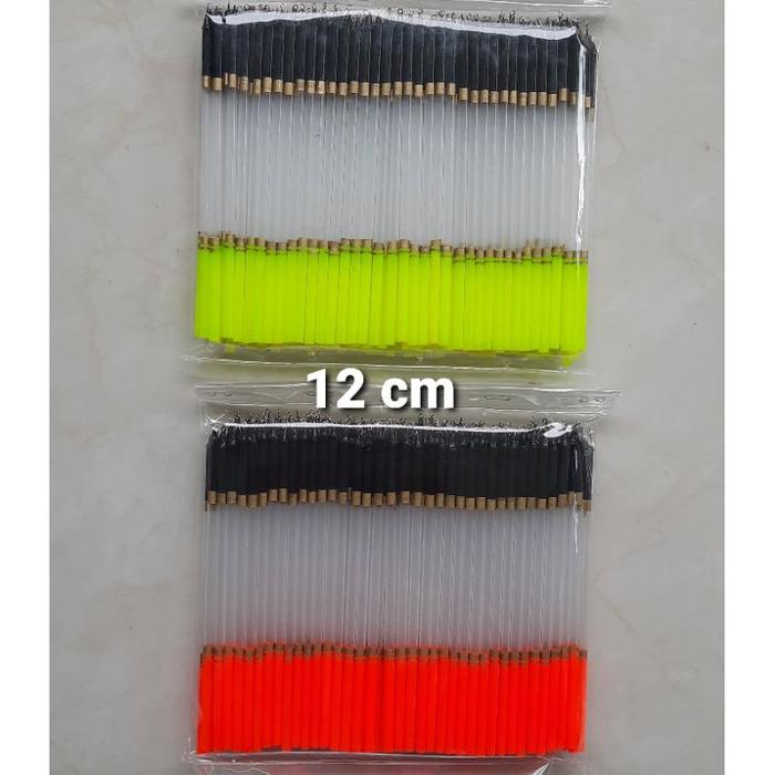 Pelampung pancing selang kecil / sedotan ale² size 10 dan 12 cm