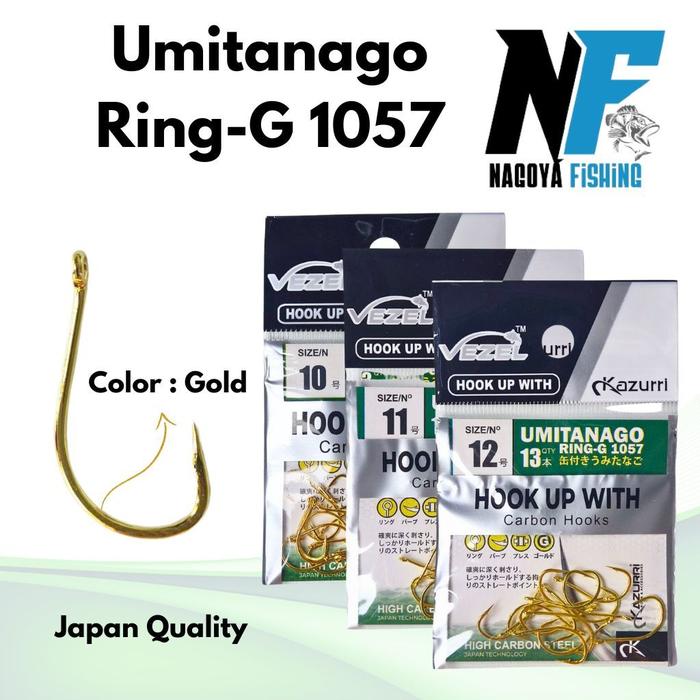 Mata Kail Kazurri Kuning Carbon Hook Jepang