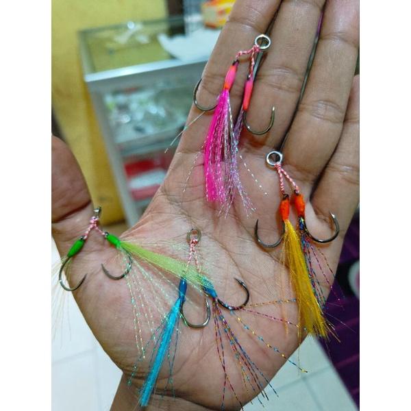 Kail Assist Hook Full GID Micro Jig 7-15Gr & 20-40Gr ✓ Assist Hook Single / Doble Japan Quality