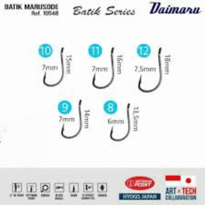 Mata Kail Daimaru Batik Series Marusode 1054B