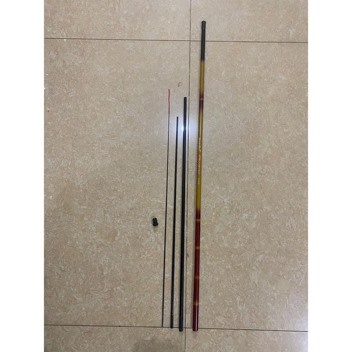 Joran Tegek Murah 300cm - 450cm Quester Rocket Closed Length 60cm FIber Material