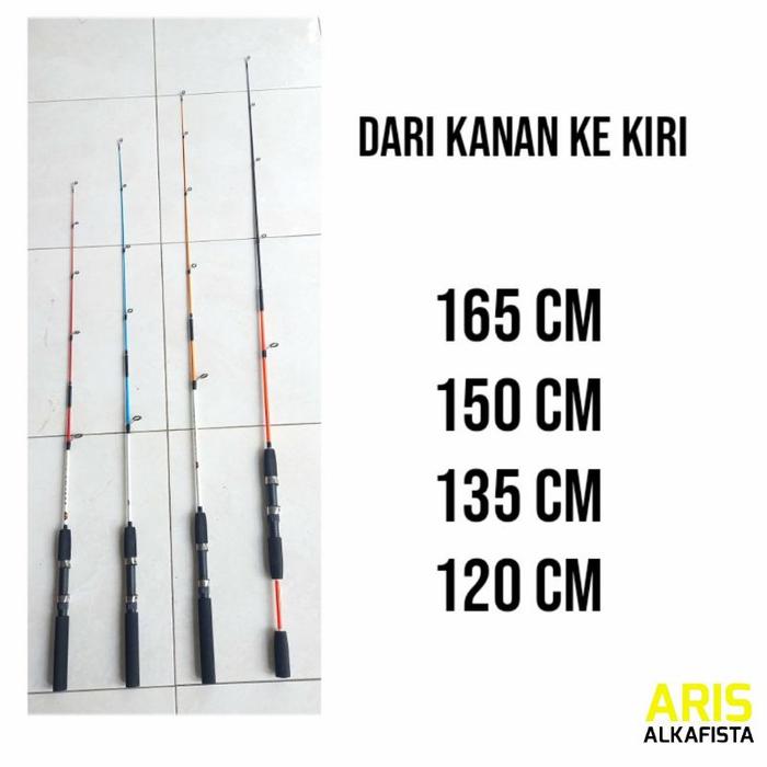 Joran Pancing SAMBUNG 2 Bahan Fiber SANGAT KUAT
