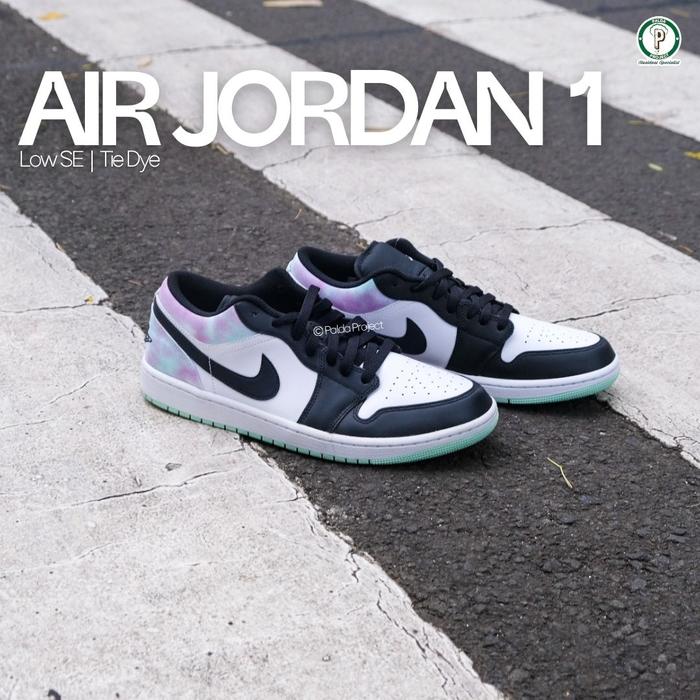 Sneakers Shoes Nike Air Jordan 1 Low SE Tie-Dye (DM1199 100) - 100% Original