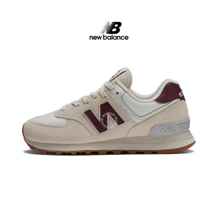 Sepatu New Balance - New Balance 574 V2 Moonbeam Burgundy