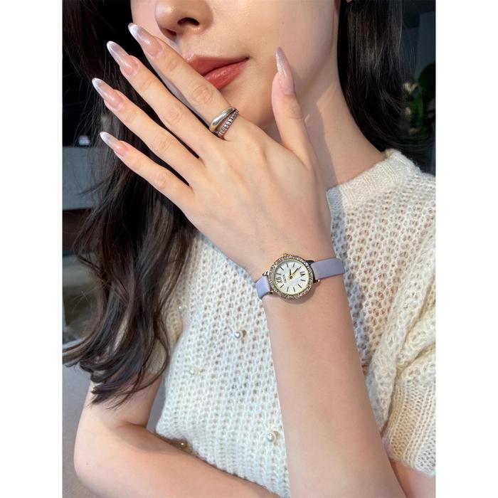 Jam Tangan Wanita Art watch for women, full of diamonds, small and exquisite workplace women's quart