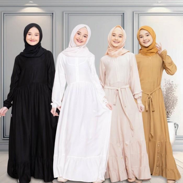 Gamis Remaja Rayon Premium Raunapride / RGR - 38 & RGR - 14 / Fashion Muslim Terbaru