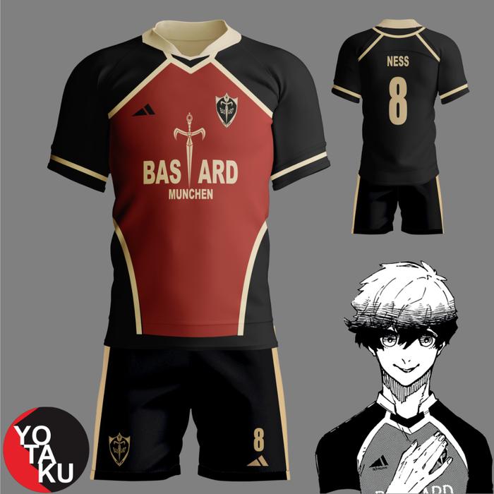 ORIGINAL Jersey Anime Cosplay Blue Lock Alexis Ness Bastard Munchen Full Set YOTACOS