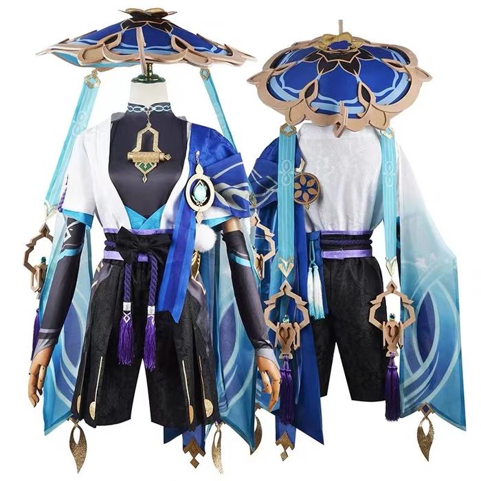 ORIGINAL Game Genshin Impact Cosplay Wanderer Scaramouche Cosplay Costume Genshin Impact Wanderer Co