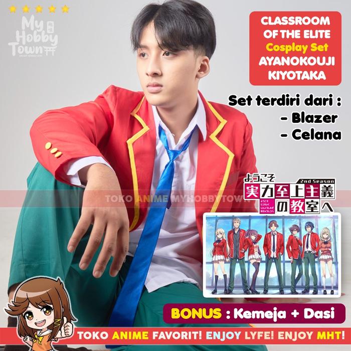 ORIGINAL Kostum Cosplay Anime Classroom Of The Elite Ayanokouji Kiyotaka