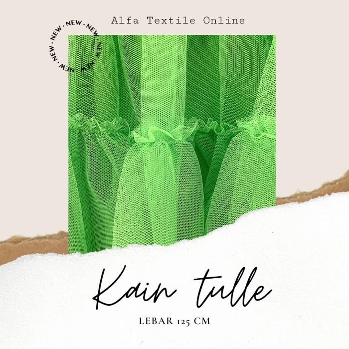 Per Meter Kain Tile Tulle