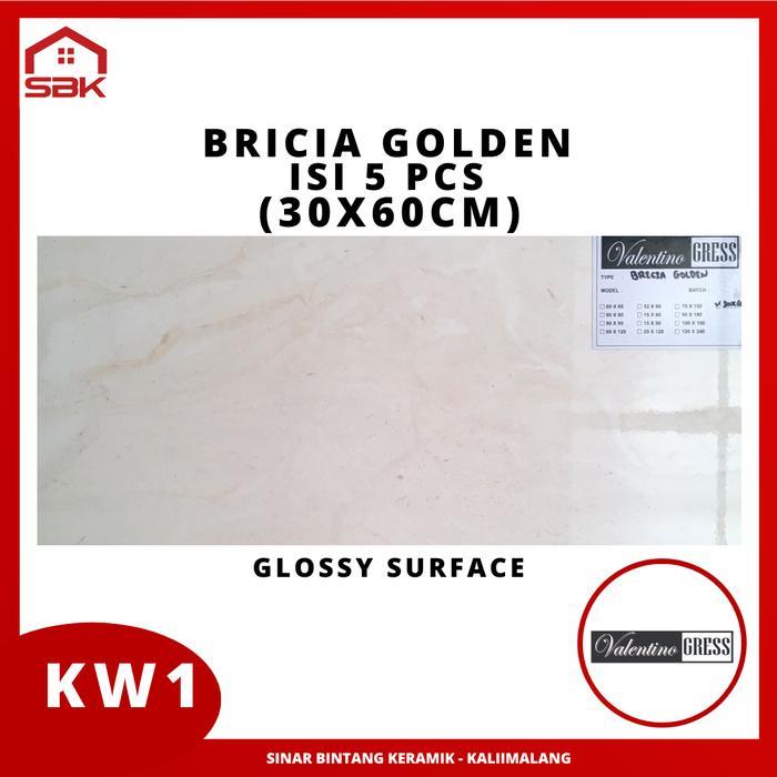 Keramik Dinding 30x60 Bricia Golden