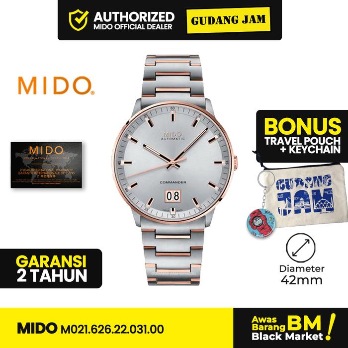 Jam Tangan Pria Mido M021.626.22.031.00 Commander Analog