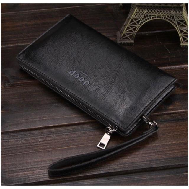 Dompet Pria Wanita Handbag Dompet Tangan D1619 Luxuzy Zipper Jeep Buluo Wallet / Dompet Import Jeep