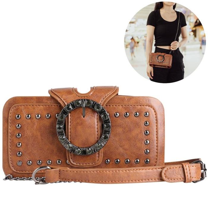 Cross-Body Shoulder Bag Small Square Satchel Clutch Bag Small Cel