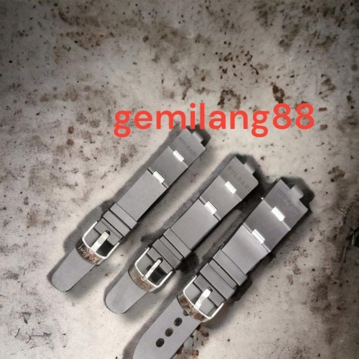 BEST STRAP TALI JAM BULGARI DIAGONO AL38A TALI KARET RUBBER JAM BVLGARI