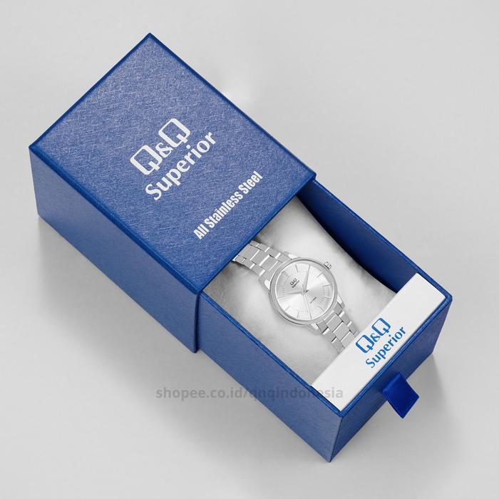 BEST BOX SUPERIOR EDITION KOTAK JAM TANGAN Q&Q QNQ QQ ORIGINAL KADO PACAR