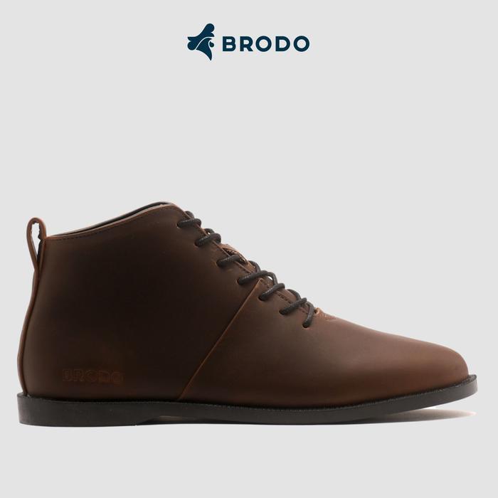 TERPOPULER BRODO - Sepatu Signore Dark Choco BS EL - 39