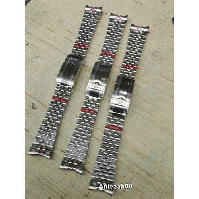 BEST BRACELET RANTAI JAM ROLEX DATE JUST GRADE SUPER HIGH QUALITY 20MM