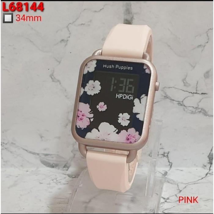 BEST ( BISA COD ) JAM TANGAN WANITA HUSH PUPPIES DIGI 68144 RUBBER TALI KARET DIGITAL JAM TANGAN FAS