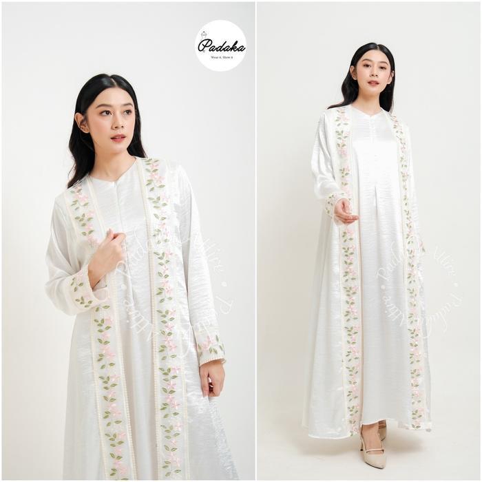 Muslim_id. - ABAYA MALIKA - Padaka Attire - Dress Baju Lebaran Abaya Terbaru 2025 Muslim Kaftan Rend
