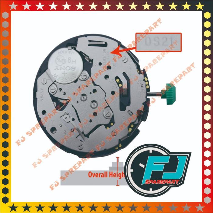 BEST MESIN JAM TANGAN MIYOTA OS21 OS 21 CHRONO ORIGINAL