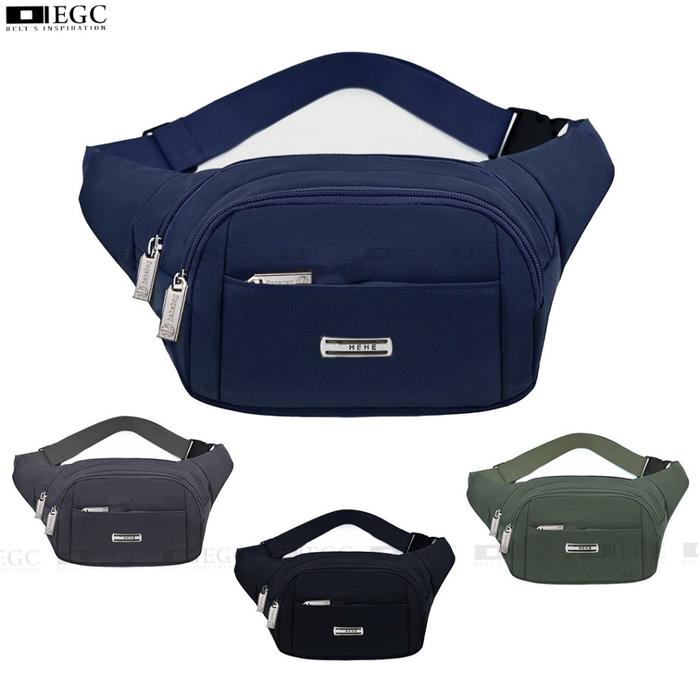 Tas Pinggang Pria Hehebag/ Sling Bag Pria Nylon/ Tas Slempang W-81124