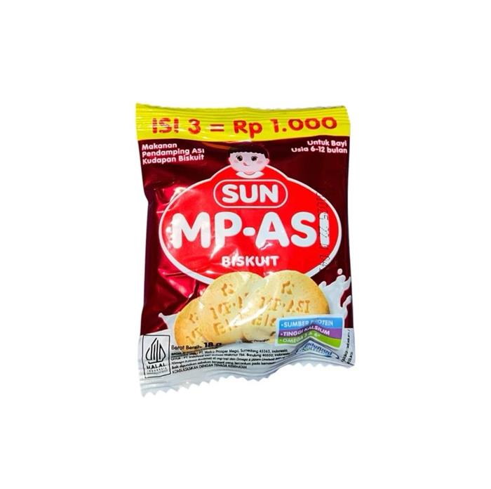 SUN MP ASI BISKUIT SACHET RENTENG 18gr x 8