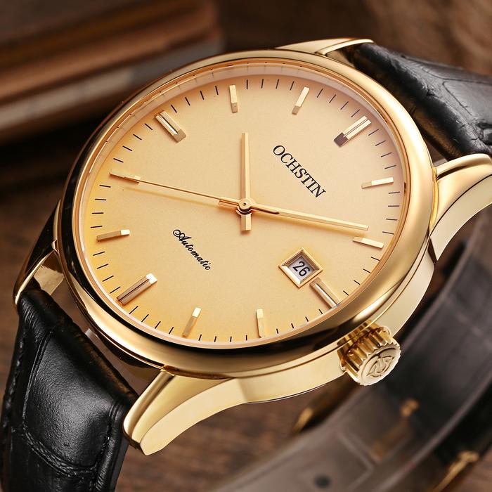 Jam Tangan Pria OCHSTIN Automatic Mechanical Men's Wristwatches Sapphire Crystal Business Watch For 