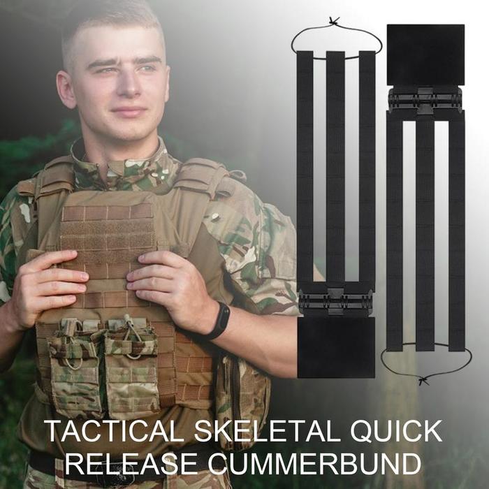 Plate Carrier Cummerbund 2-Piece Outer Carrier Vest Accessories S