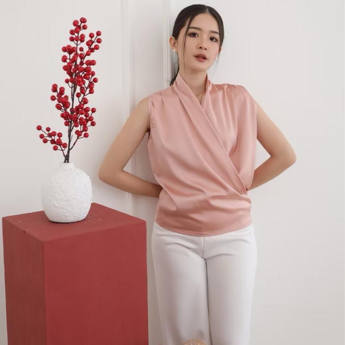[ Canary ] Lanna Blouse/ Baju Wanita / Blouse Wanita