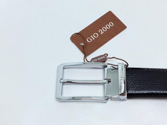 Ready Gan Tali Pinggang Kulit Asli Gio 2000 Original 3,5Cm / Gesper Pria Gio 2000 Ready Gan