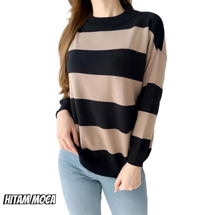 GEMMA KNIT TOPS ATASAN RAJUT WANITA Baju Knitwear Tebal Panjang
