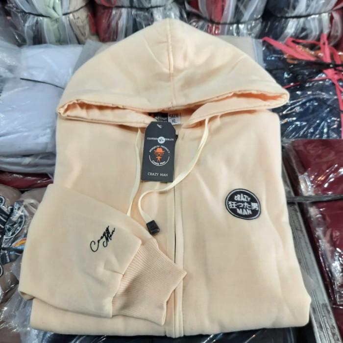 JAKET ZIPPER COWO ERIGO EIGER DEUS THREE SECOND PEREMIUM