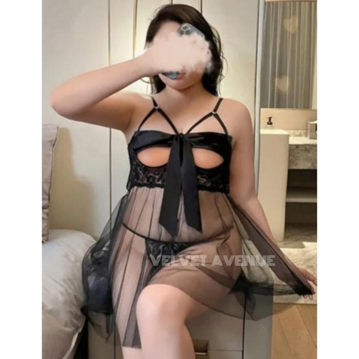 y Lingeri Seksi Baju Tidur Dewasa Wanita Andrea Lingeria Transparan